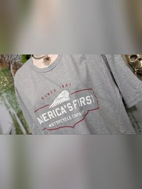 Indian Motorcycle Grey Men's T-shirt XL